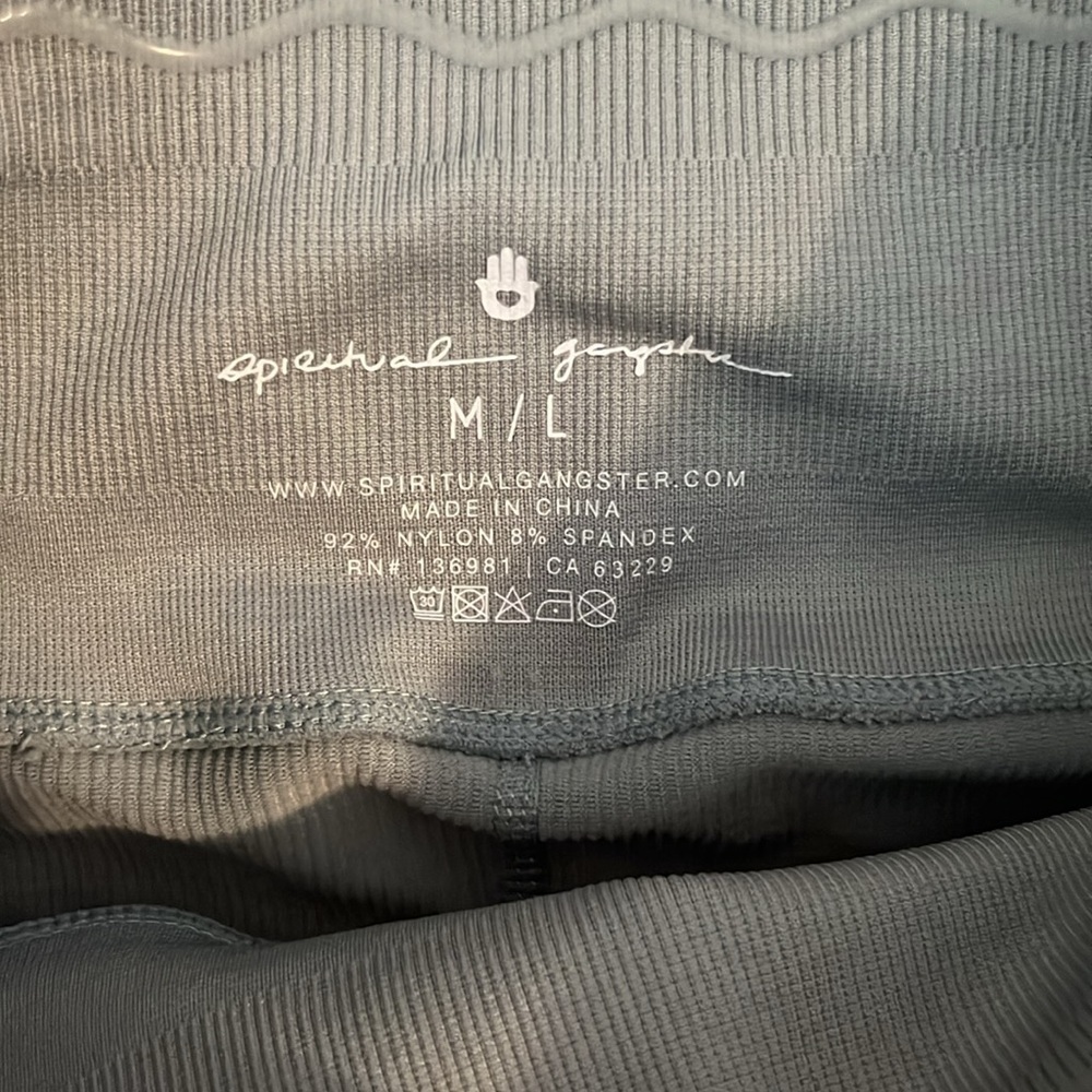 Spiritual Gangster Nova Leggings Agave Size M/L - Picture 4 of 5